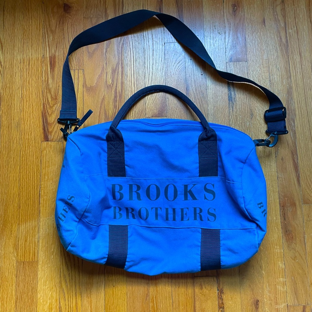 Brooks Brothers duffel, gym, travel bag